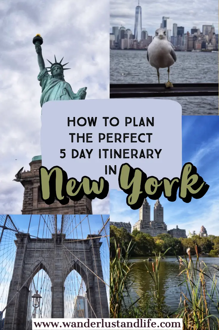 A 5 day New York itinerary to help you plan your perfect trip (and/or ...