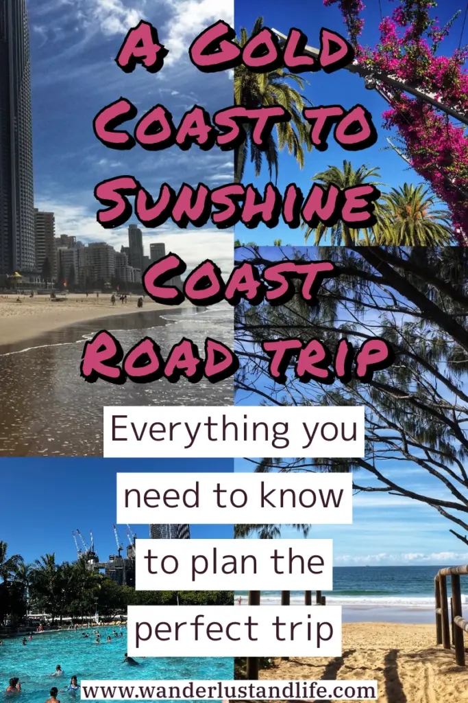 Pin this gold coast to sunshine coast road trip